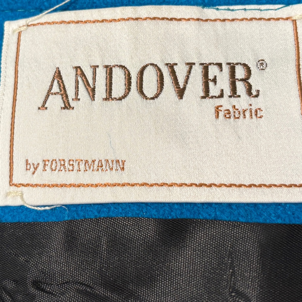 Vintage Andover Wool by Forstmann Coat Teal NYG New York Girl Made in USA Raglan - Picture 9 of 11